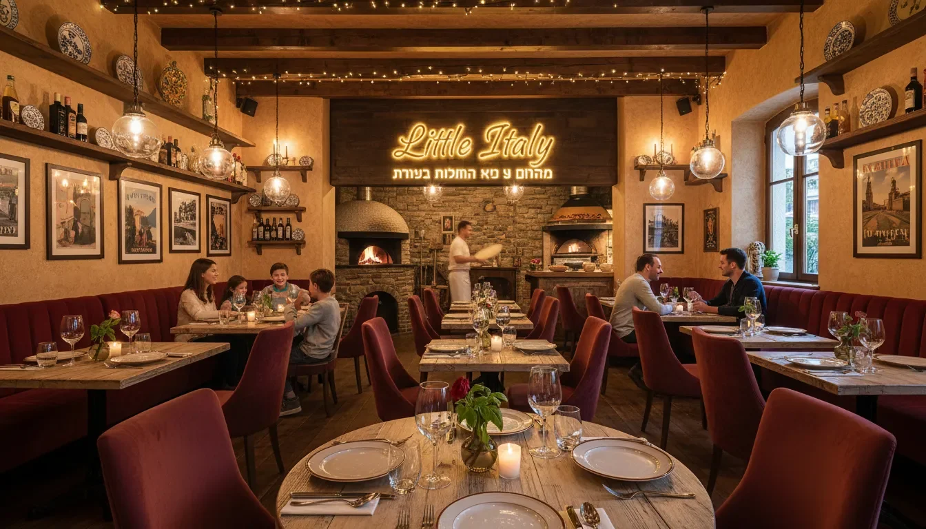 Little Italy restaurant interior